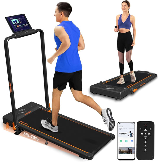 Folding Treadmill With 10% Incline